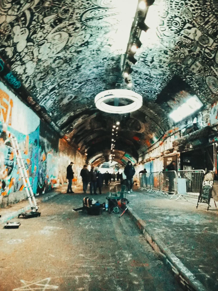 Life continuing underground.